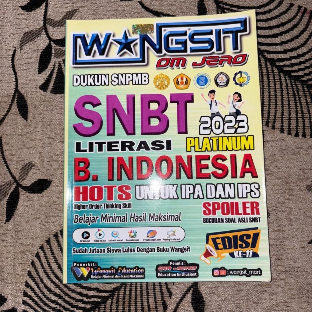 (PRELOVED) Buku Wangsit om jero Platinum B.Indonesia (2023)