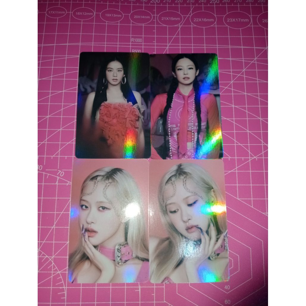 photocard unofficial hologram blackpink