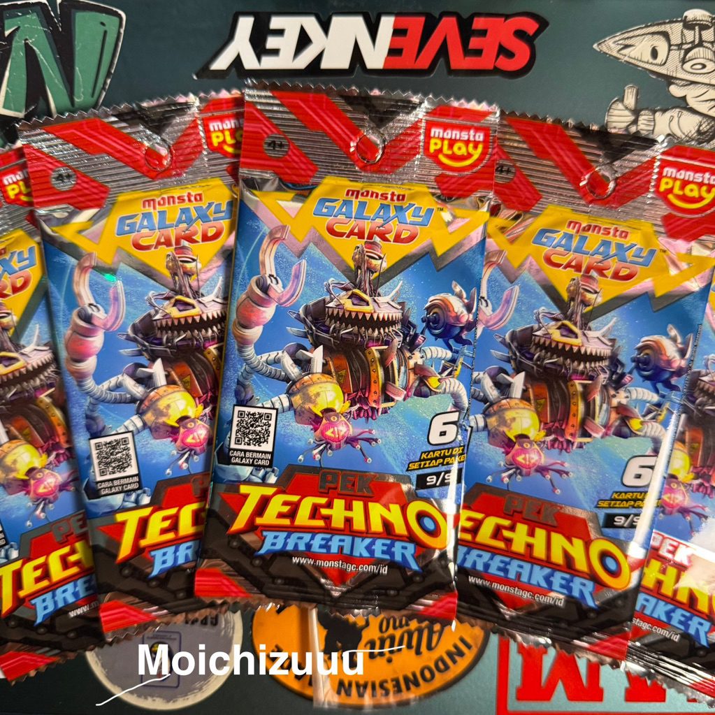 MONSTA GALAXY CARD INDONESIA PEK TECHNO BREAKER ALTERNATE RARE ROSAKSA 9/9