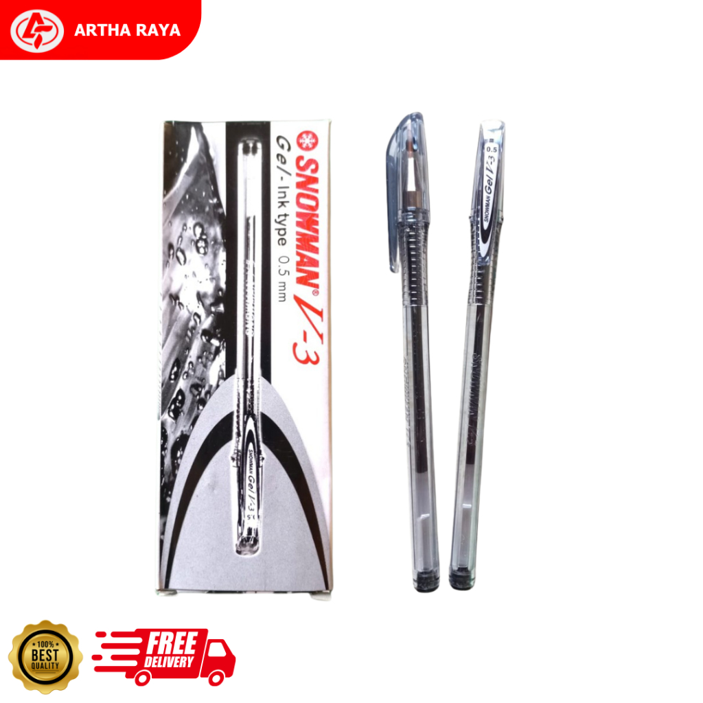 

Pena Gel Pen Snowman V3 (Isi 12)