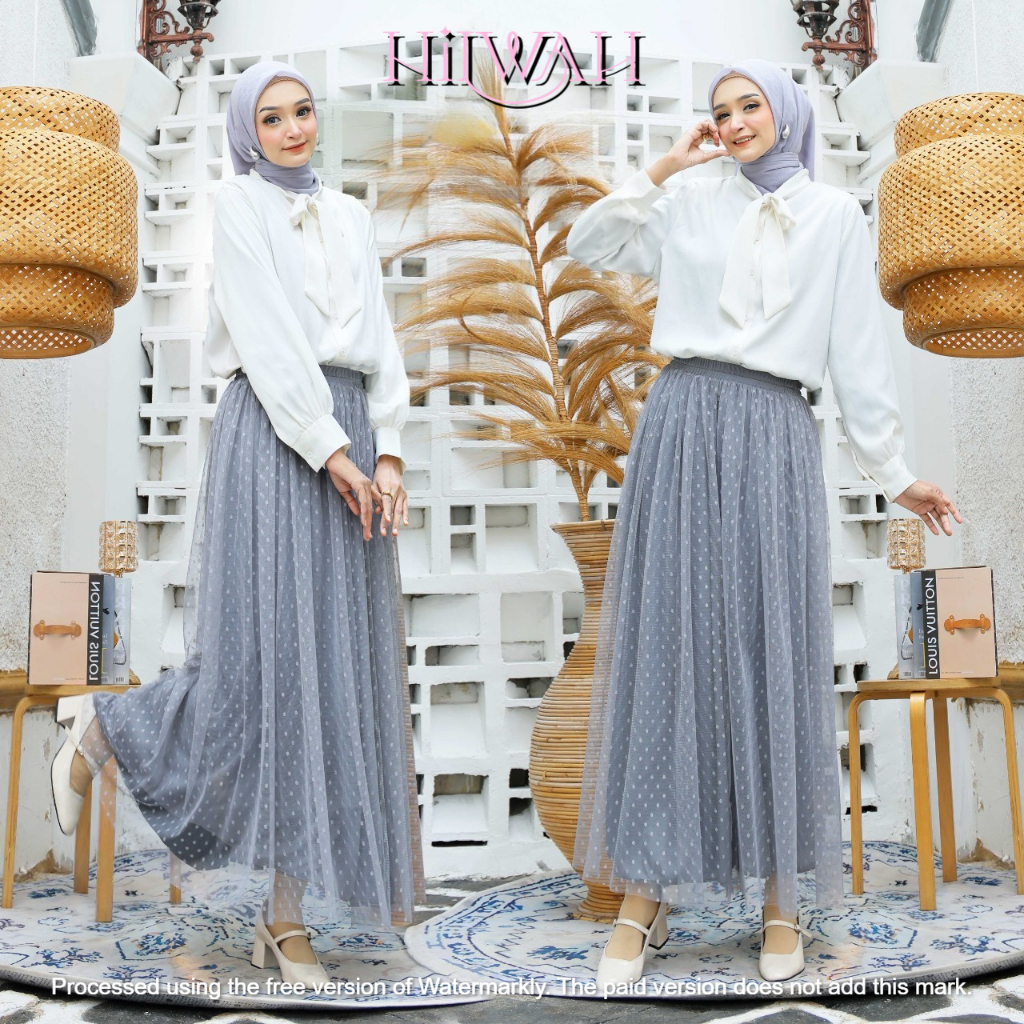 ROK TUTU TILLE PULKADOT DEWASA  --ROK TUTU PANJANG -- ROK TUTU WANITA TRENDY