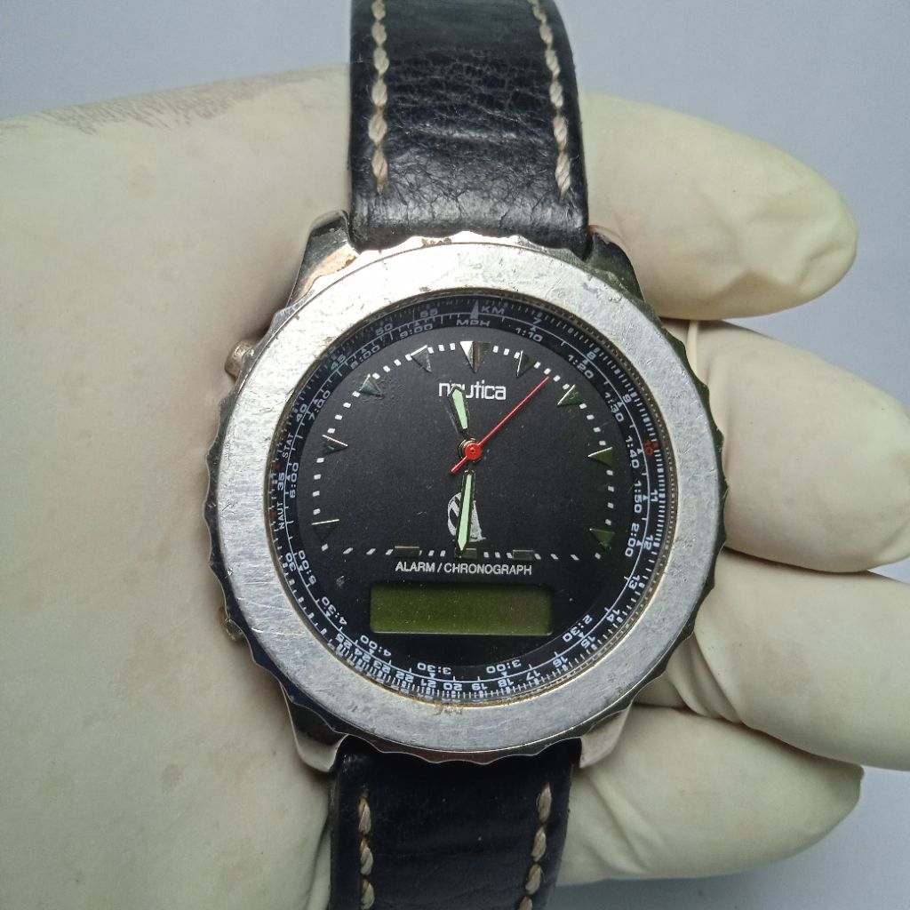 jam tangan second original nautica diver