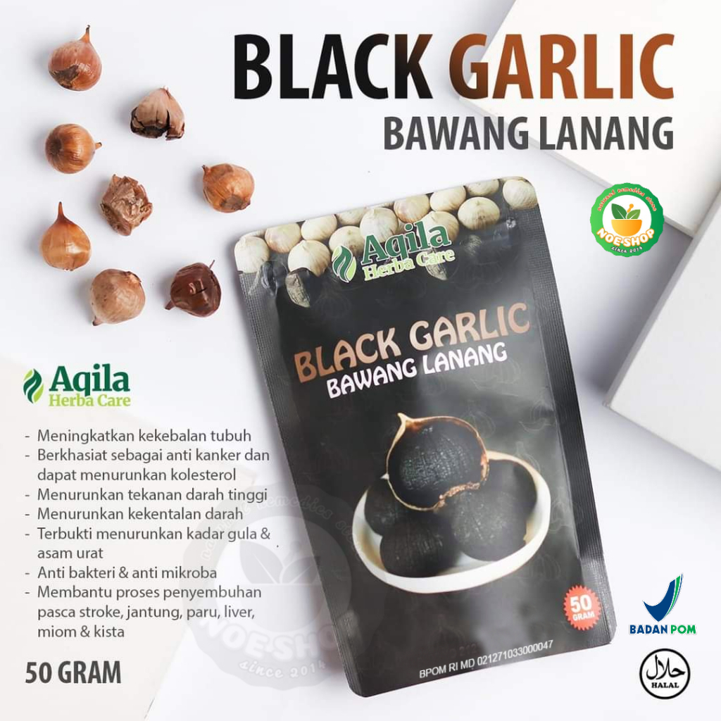 

BLACK GARLIC Bawang Lanang Tunggal Utuh 50gr Original Mengatasi Darah Tinggi Kolesterol Asam Urat