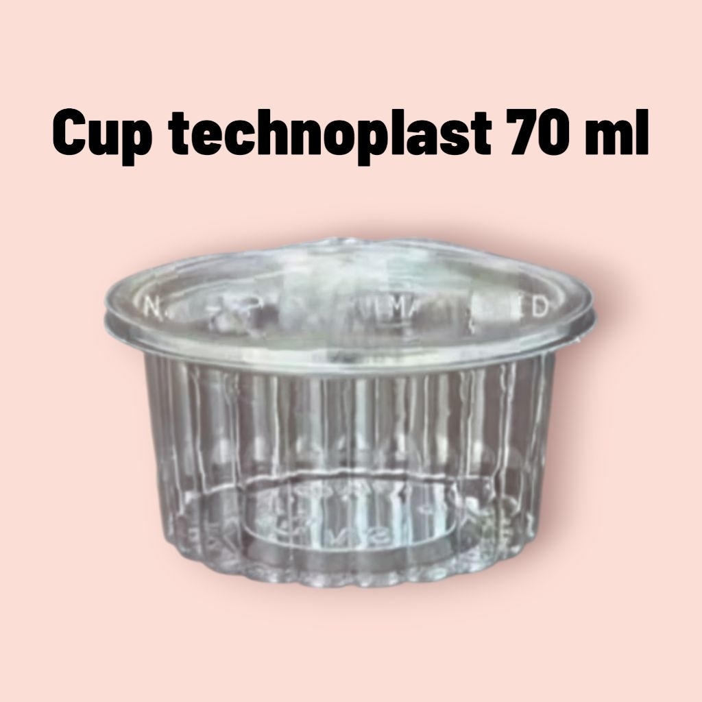 CUP PUDING / CUP SAOS TECHNOPLAST 70ML