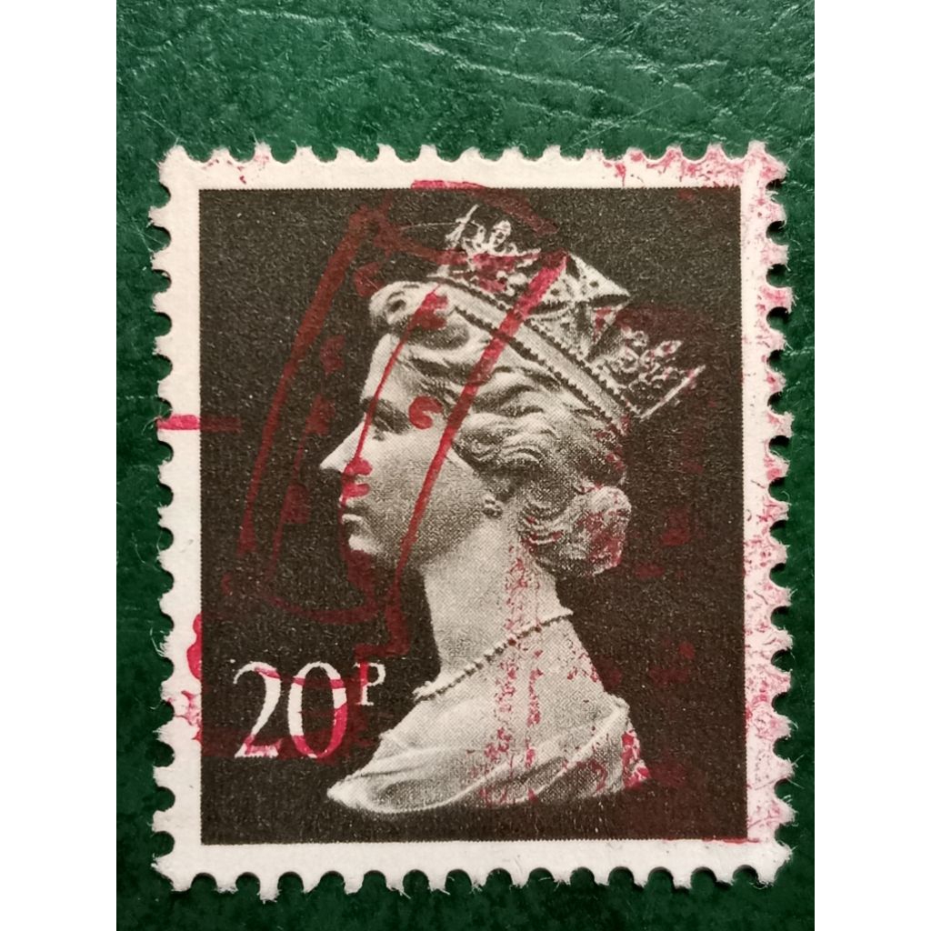 

Prangko British 20 Pence Queen Elizabeth II Tahun 1989 USED