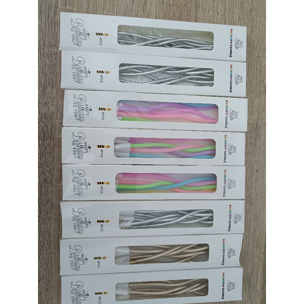 lilin spiral jember - lilin ulang tahun