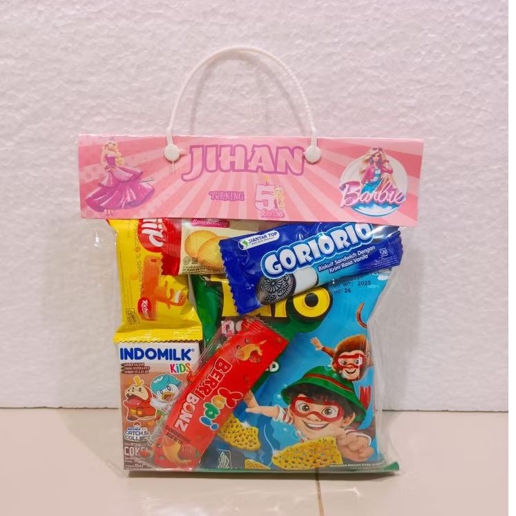 

bingkisan snack ultah/berbagi/khitan/wisuda