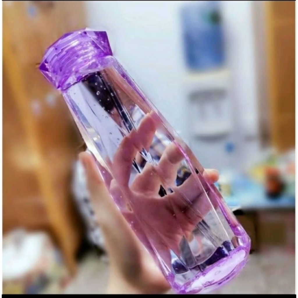 botol minum kaca diamond