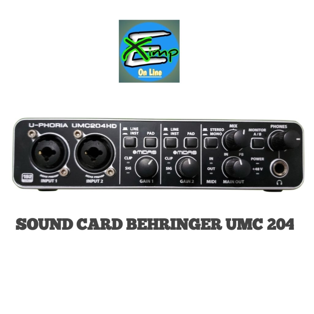 SoundCard Behringer UMC204 HD