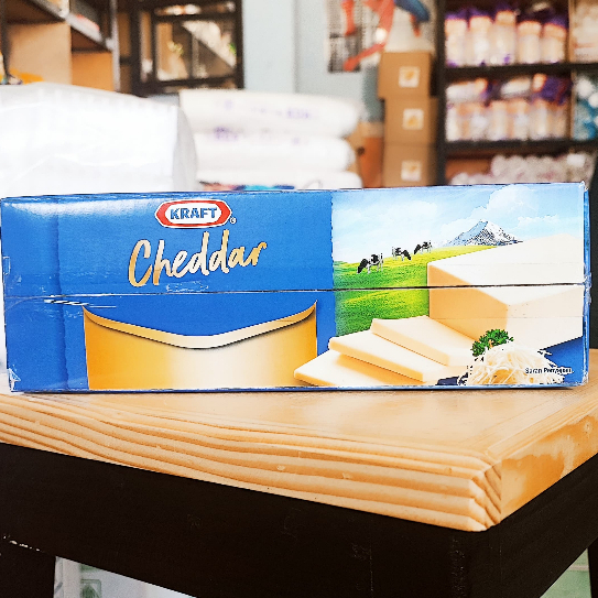 

Keju Kraft Cheddar Kemasan 2.000 Gr / 2 Kg