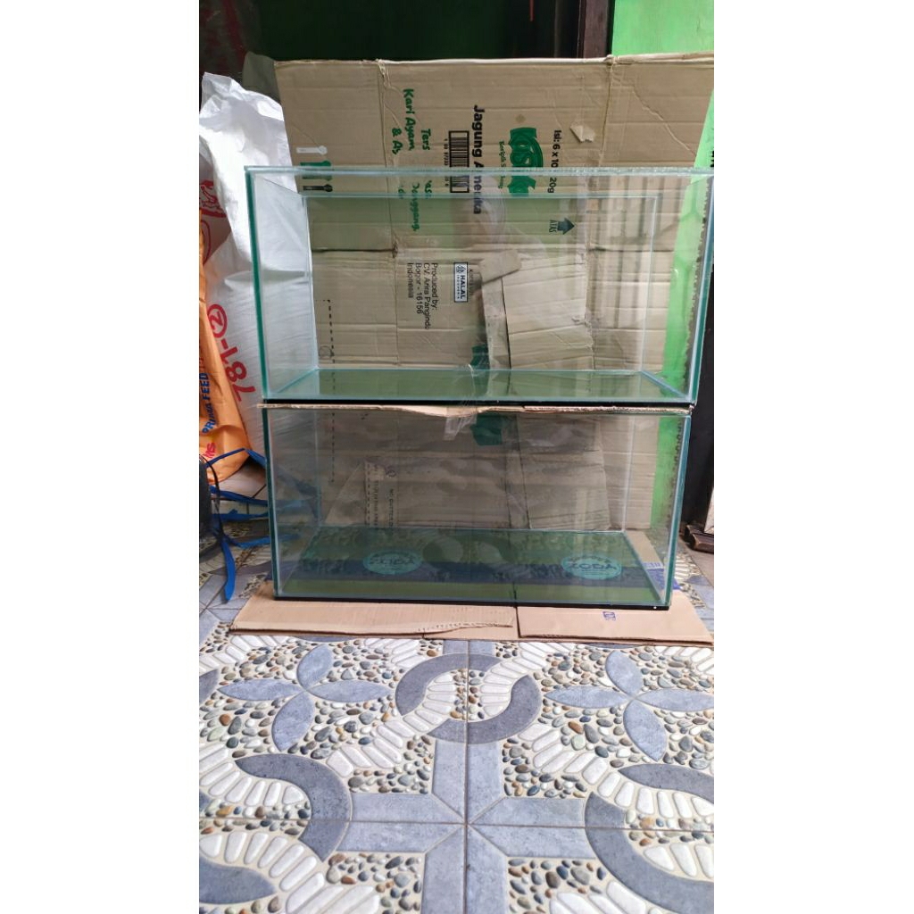 aquarium 60x30x50 aquarium kaca akuarium