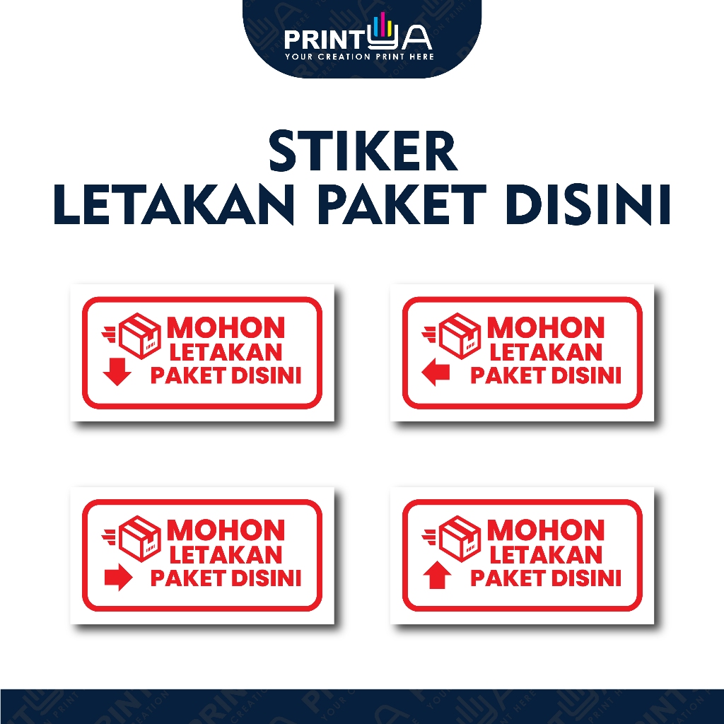 

Stiker Mohon Letakan Paket Disini | Stiker Paket | Stiker Petunjuk