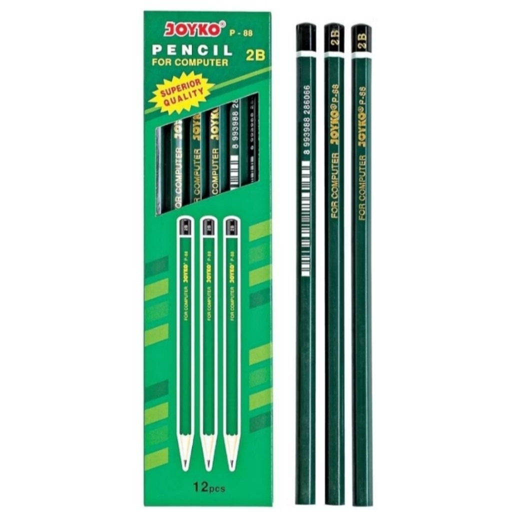 

Pensil Joyko 2B P-88 for Computer (12pcs)