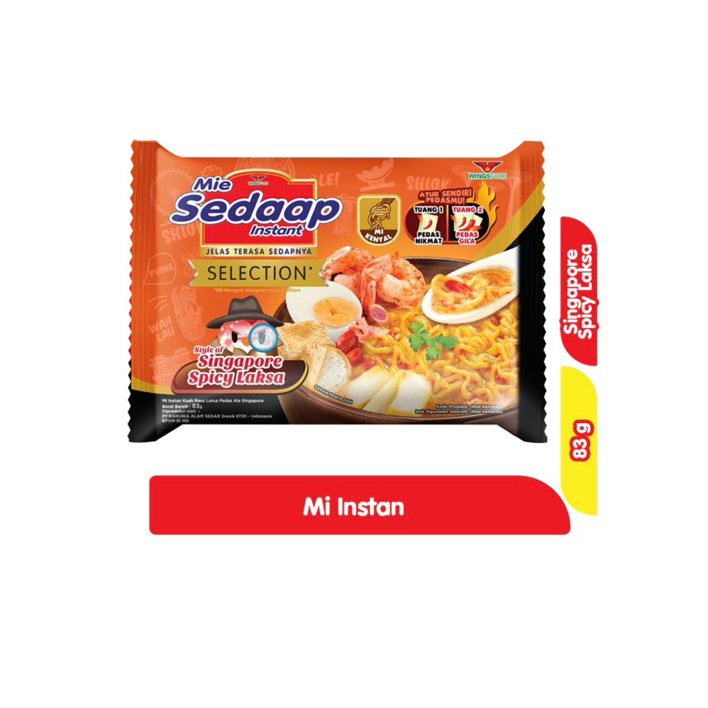 

MIE SEDAAP INSTAN SG SPICY LAKSA 83 gram