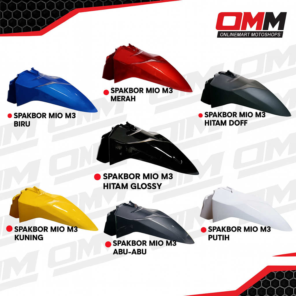 Spakbor Depan Yamaha Mio M3 Mio Z Hitam ABS Berkualitas oln