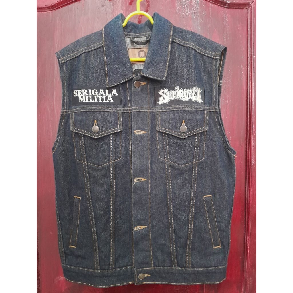 Vest Denim SERINGAI (Official Merchandise)