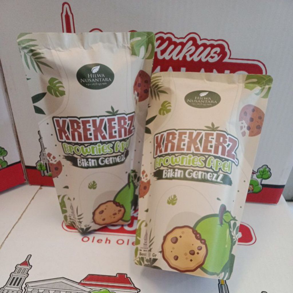 

KREKERS BROWNIES APEL I CEMILAN KEKINIAN I JAJAN VIRAL I OLEH' MALANG