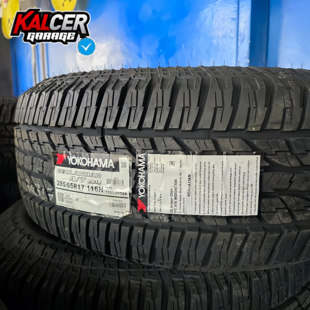 Ban Mobil Yokohama Geolandar AtG015 Ukuran 286/65 R17 Ban Mobil Fortuner, Pajero R17