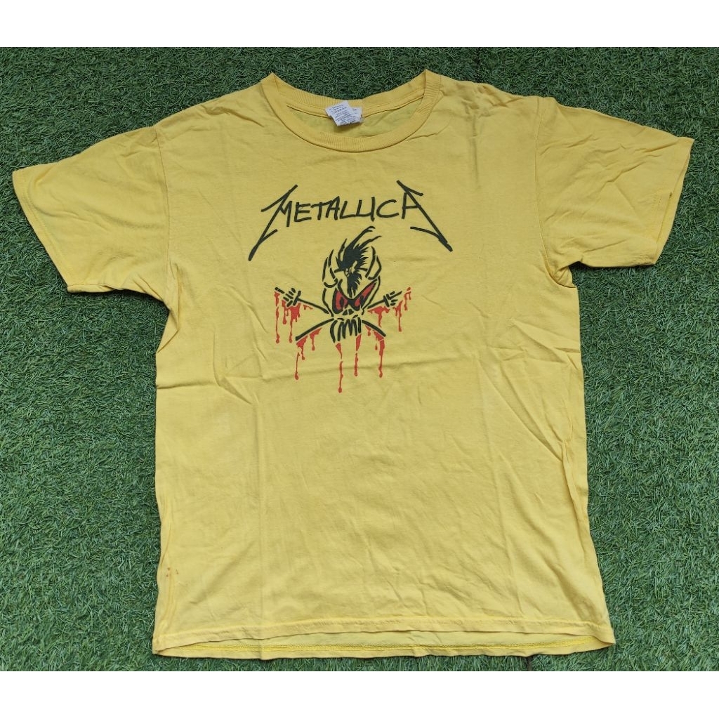 kaos band Metallica scary guy authentic thrash metal 90s vintage