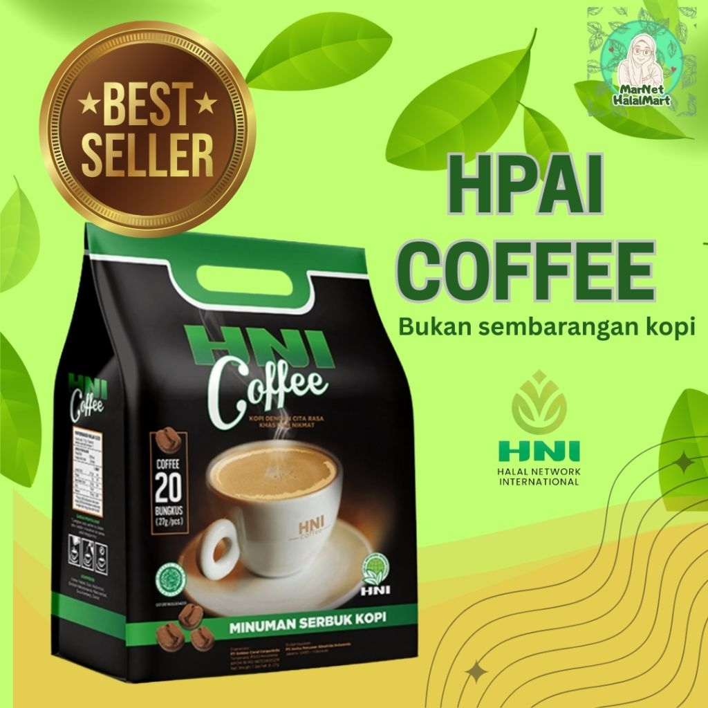 

HNI Coffee Kopi Hitam HNI HPAI 100% Hebal Alami