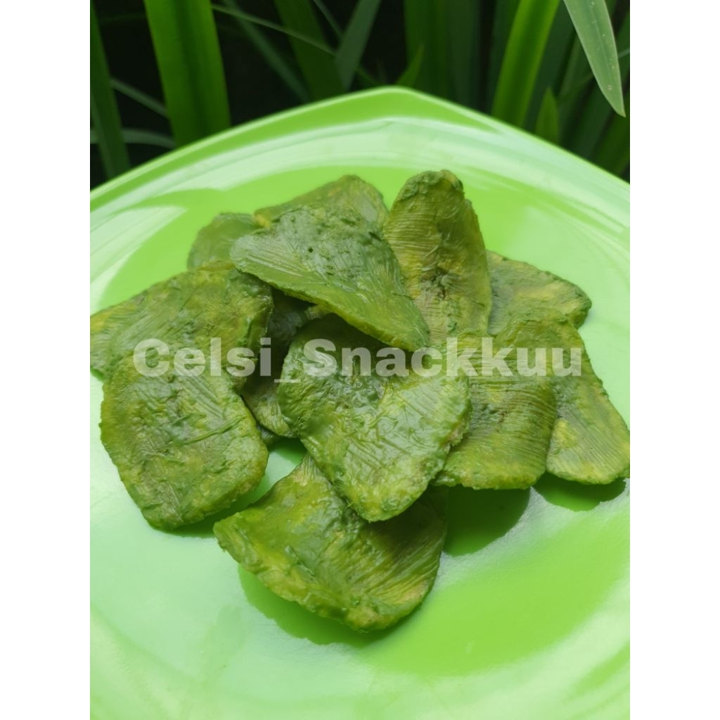 

Keripik pisang rasa matcha /green tea premium