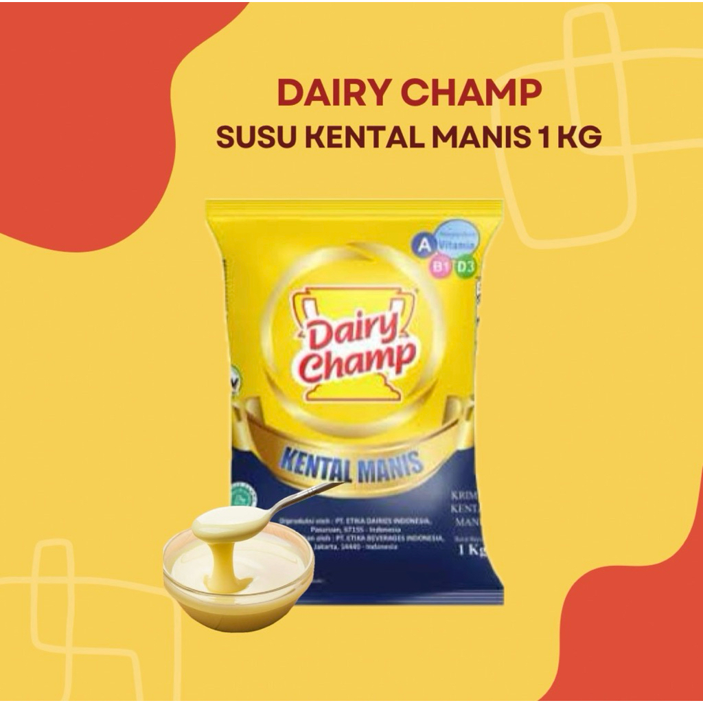 

DAIRY CHAMP SUSU KENTAL MANIS POUCH 1 KG