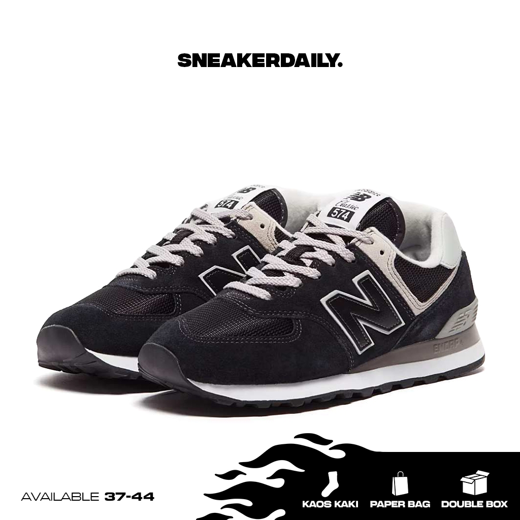 SNEAKERSDAILY NB 574 Core Black ML574EGK