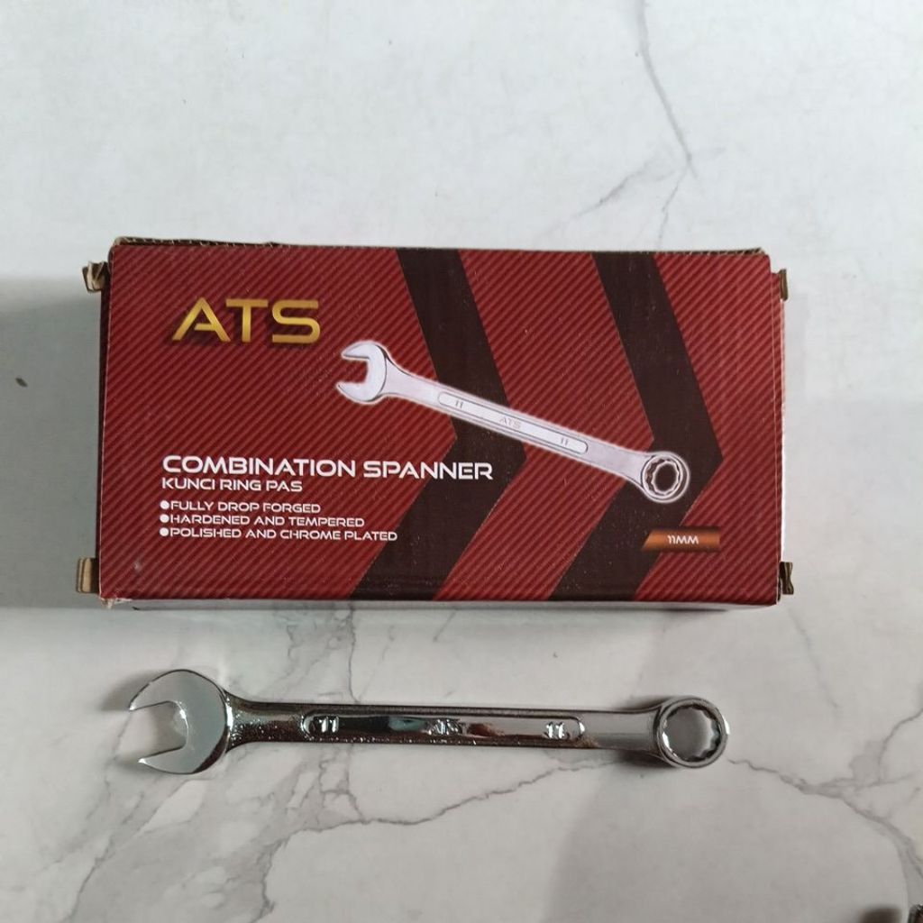 1BOX ISI 10PCS KUNCI RING PAS 11MM RING PAS ATS 11 MM ORIGINAL