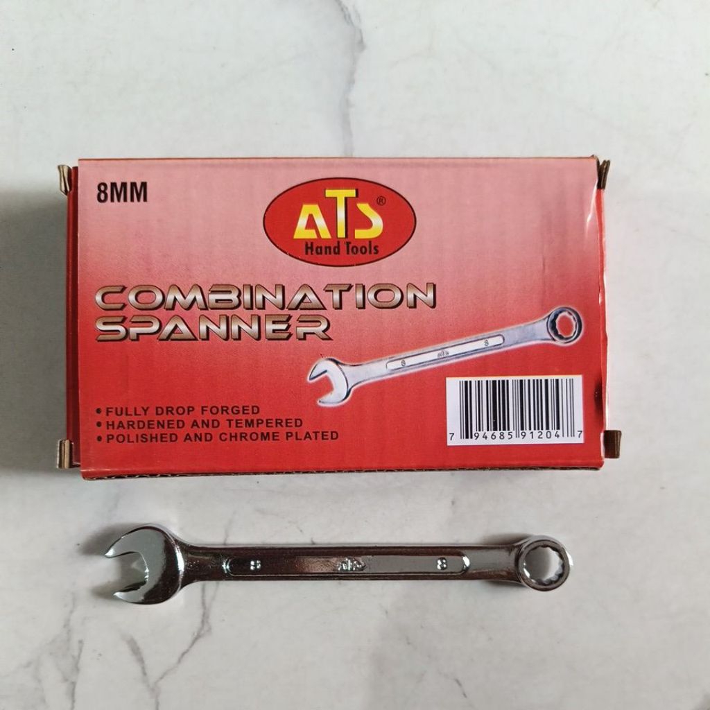 1BOX ISI 10PCS KUNCI RING PAS ATS 8MM RING PAS ATS 8 MM ORIGINAL