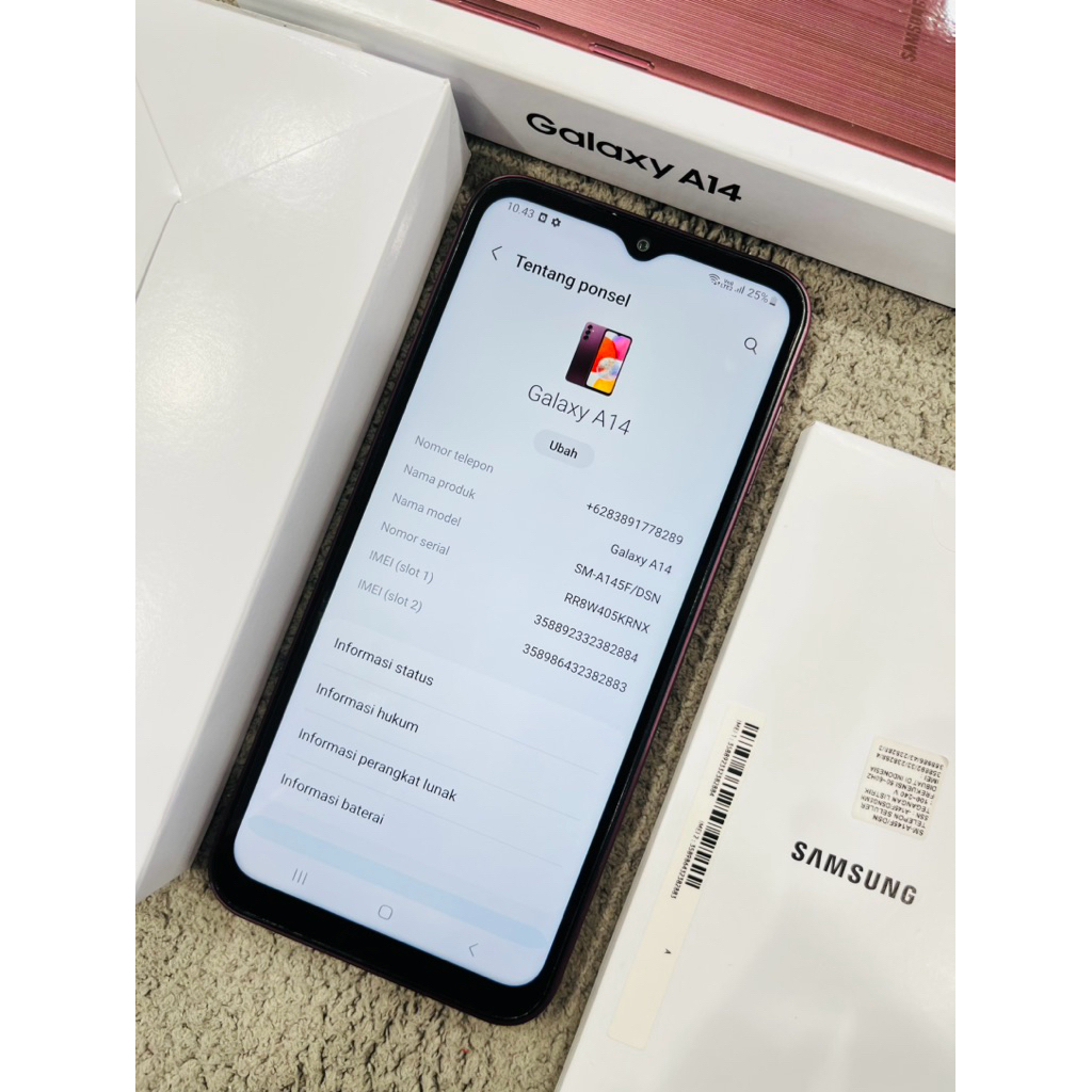 Samsung A14 Ram 4/128gb
