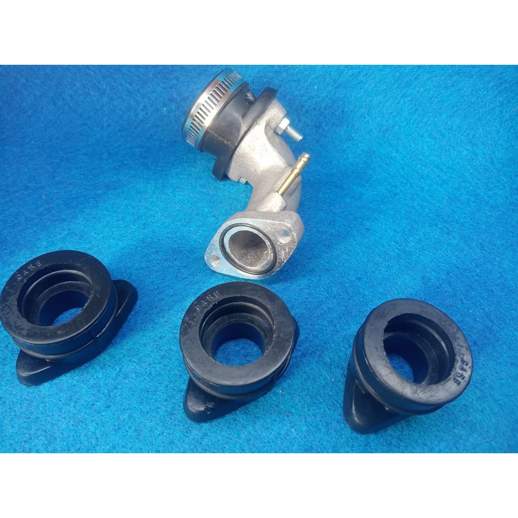 KARET ADAFTOR KARET INTAKE MANIFOLD SAMBUNGAN KARBULATOR JUPITER SMAS SHOGUN Vega zr pasang karbu ka