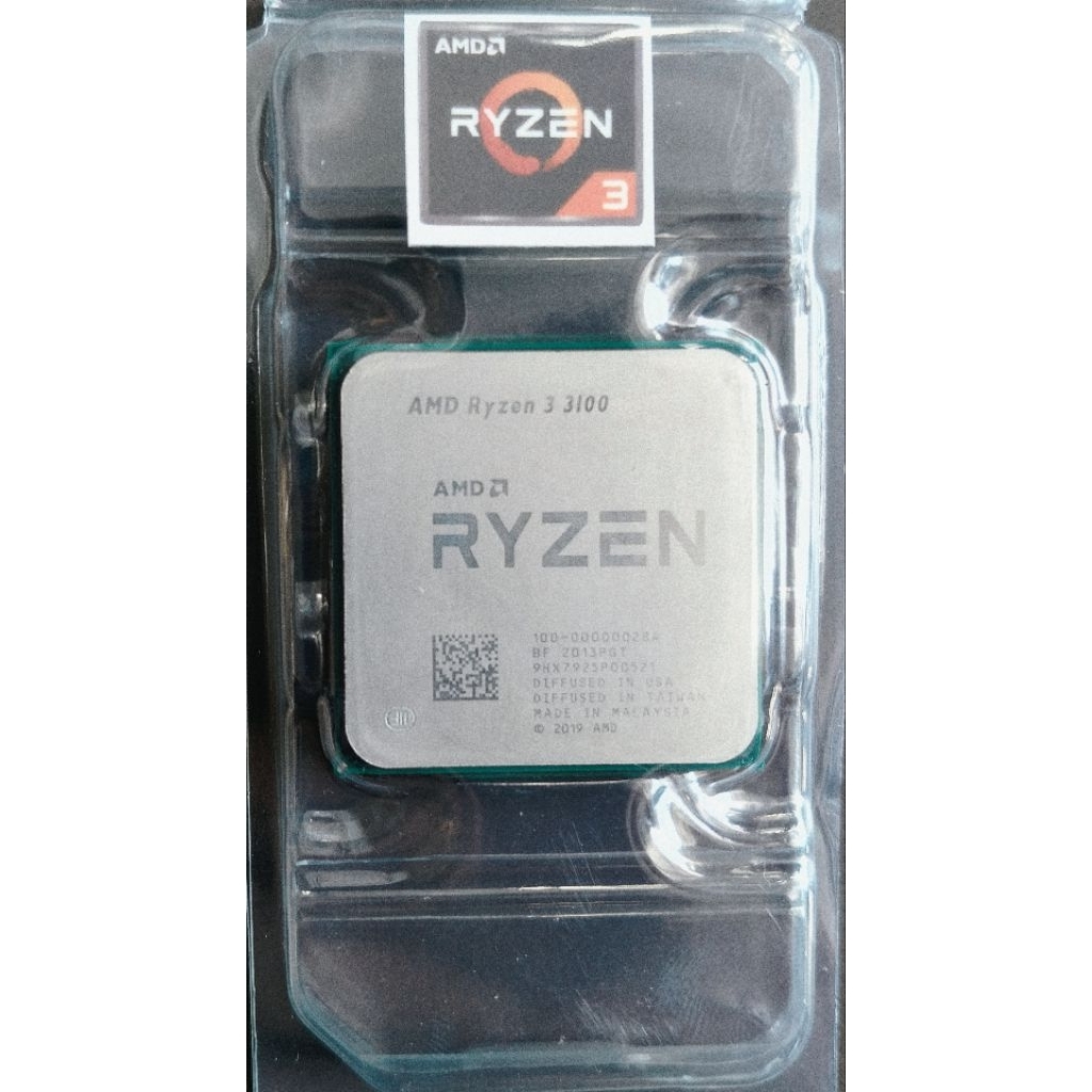 AMD Ryzen 3 3100/ 3300X Tray