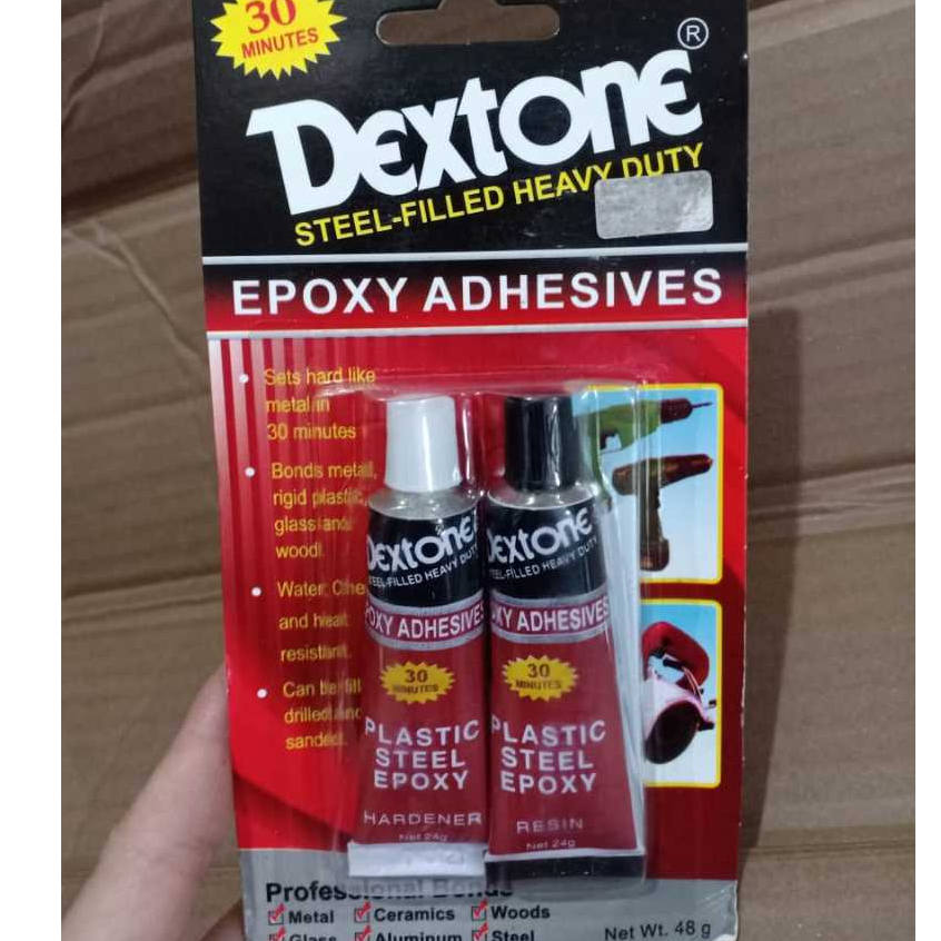 

LEM DEXTONE Epoxy Steel 30 Menit Epoxy Steel 30 minutes (30gram)
