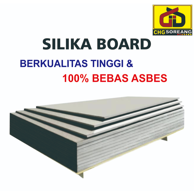GRC BOARD / PAPAN GRC / Papan Semen Board / Papan Silika / Sekat Partisi / Atap Palfon (AREA BANDUNG