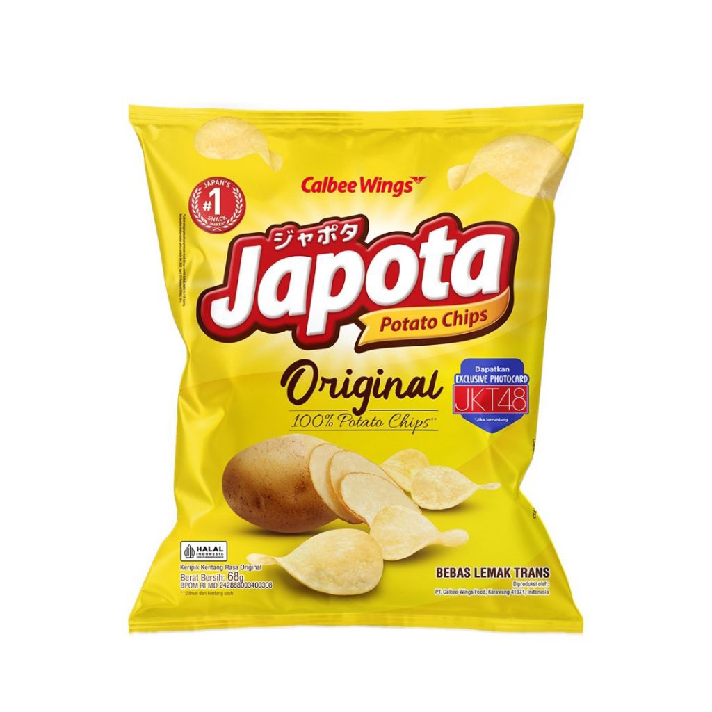 

Japota Keripik Kentang Original 68 gr