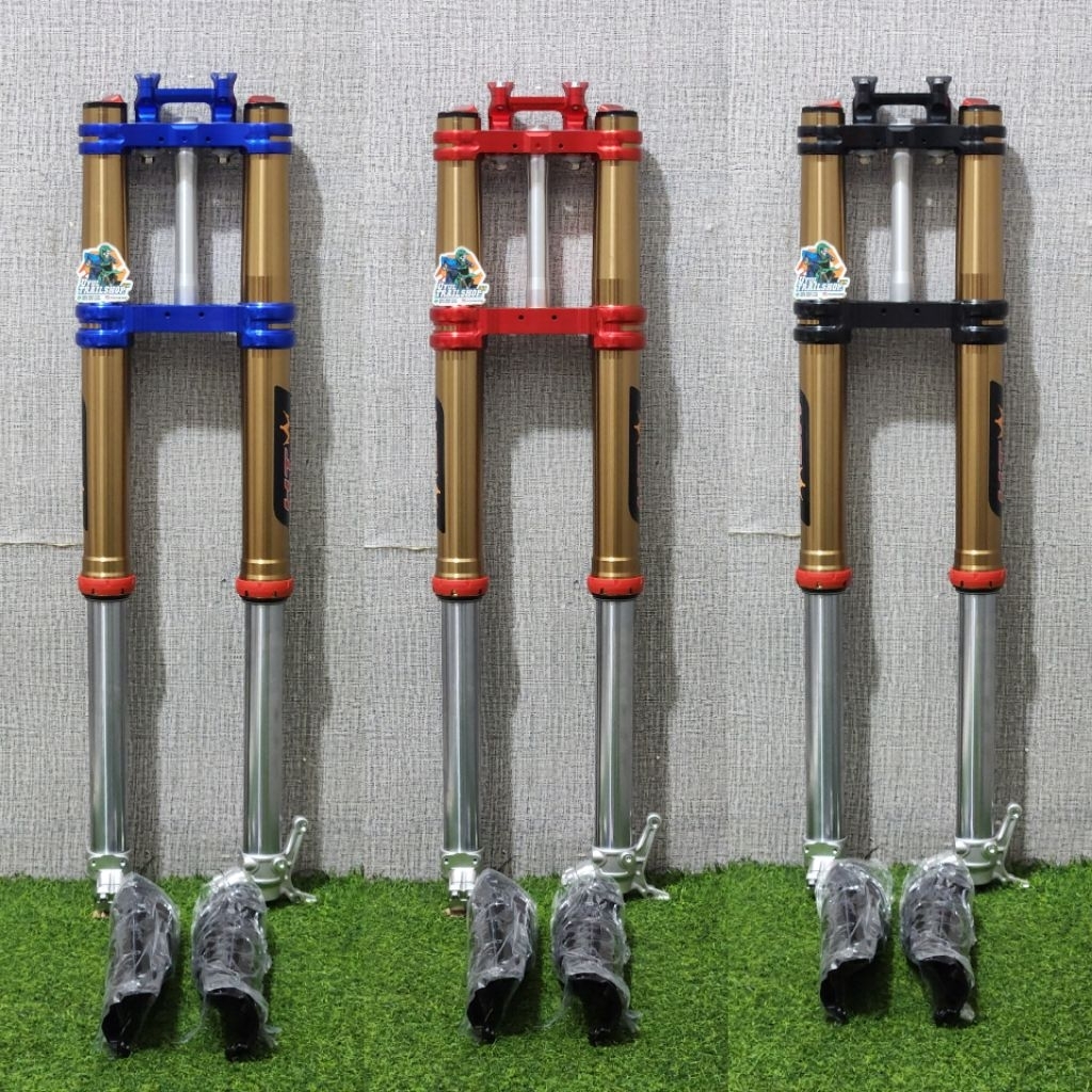 SHOCK USD JETS / HT SUPERCOPY KTM DOUBLE CHAMBER BISA SET PNP KLX DTRACKER & WR