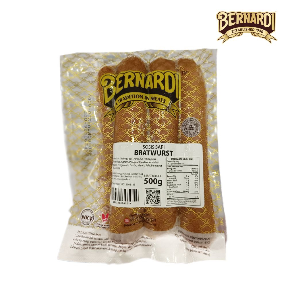 

BERNARDI BRATWURST 500G (9913500101)