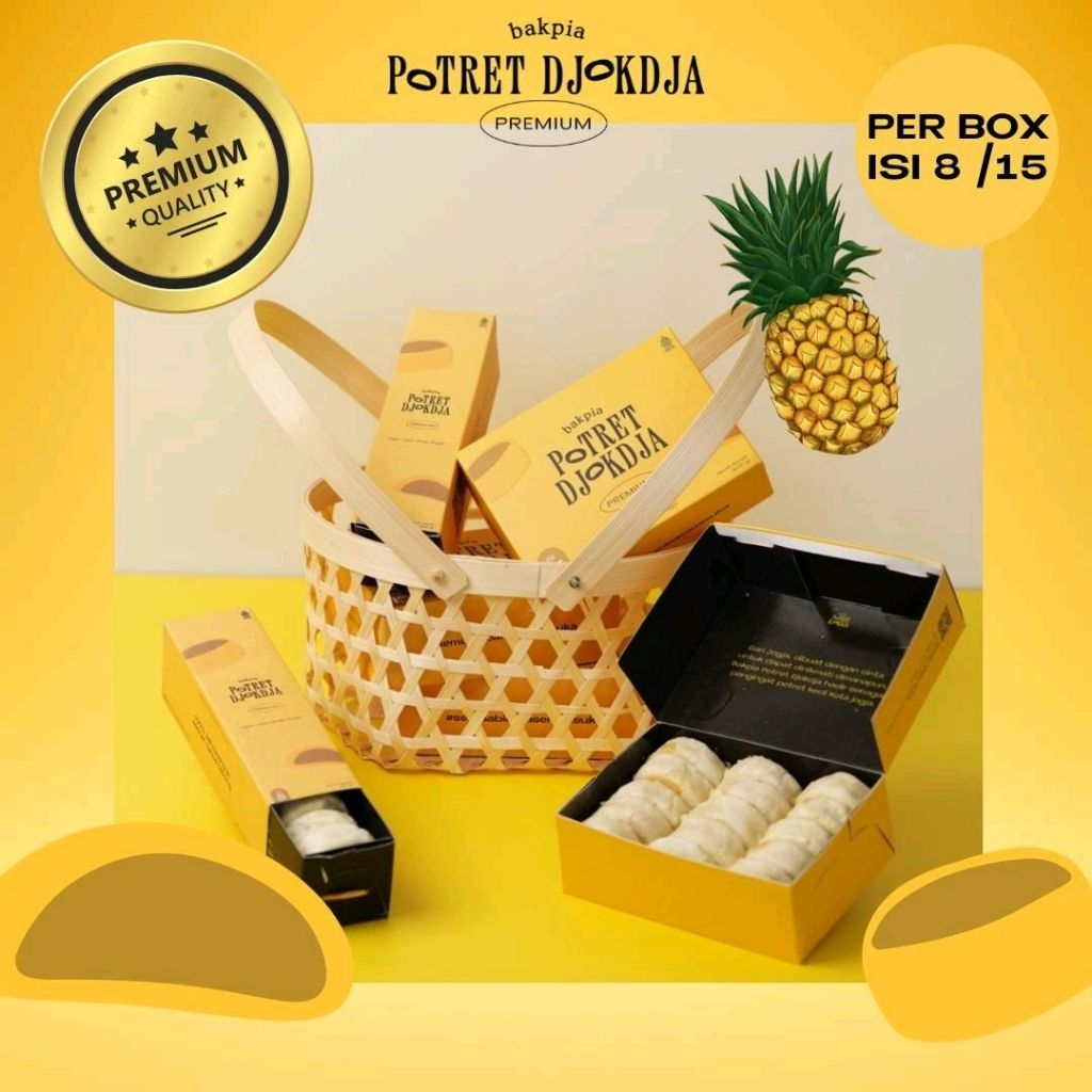 

BAKPIA NANAS PREMIUM - BAKPIA POTRET DJOKDJA OLEH OLEH KHAS JOGJA