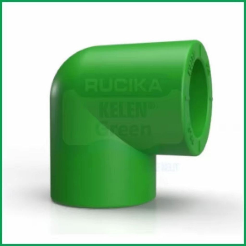Keni PPR Rucika 1/2 inch Elbow 90 PPR 20mm Equal Elbow 90 PPR Rucika 20 mm Keni 90 PPR 0.5 inch