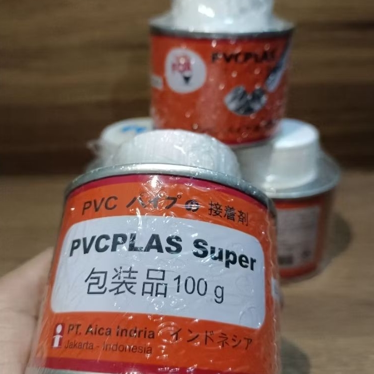 Lem Pipa Kaleng PVCPLAS Super 100g