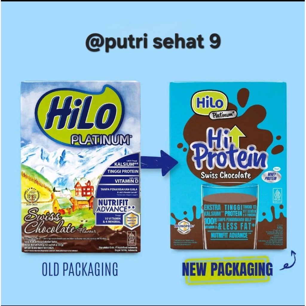

HILO PLATINUM SWISS COKLAT, +HMB VANILLA, ORIGINAL