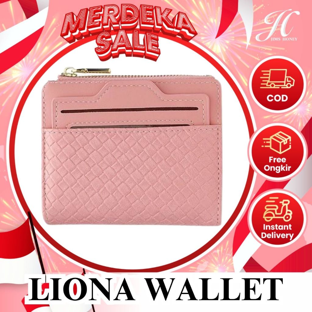 JIMS HONEY LIONA WALLET Dompet Kecil Lipat Wanita Cewek Fashion Jimshoney Casual Terbaru