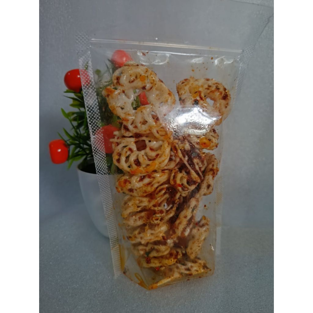 

seblak basreng pedas saridah snack isi 200gram kerupuk