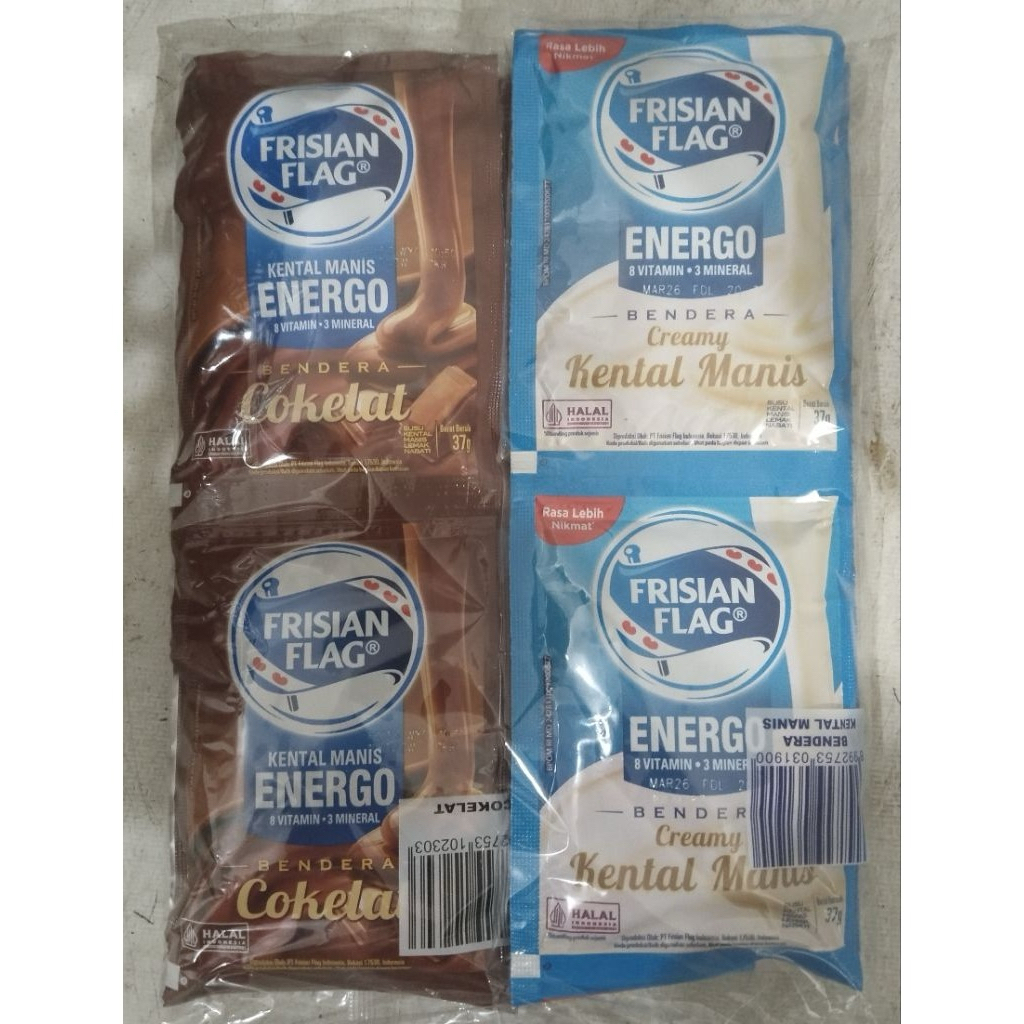 

susu kental manis bendera sachet isi 6pcs (grosir)