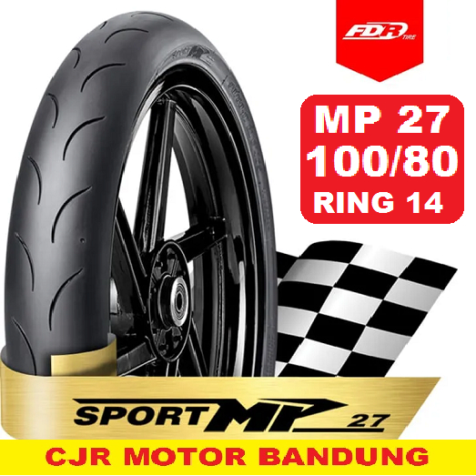 Ban FDR Sport MP 27 100/80 Ring 14 MP27 Ban Racing Soft Compound STOCK BARU