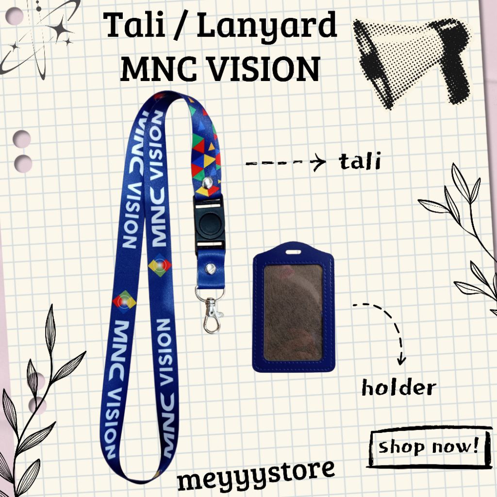

READY Tali Gantungan / Lanyard MNC VISION [Stock Melimpah] Termurahhh!!!