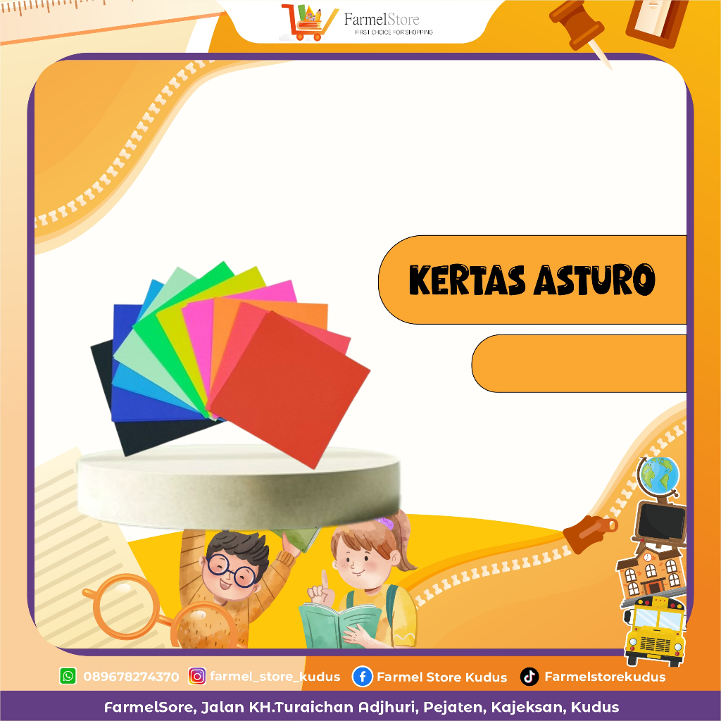 

Kertas Asturo (1 Warna Dan Gradasi)