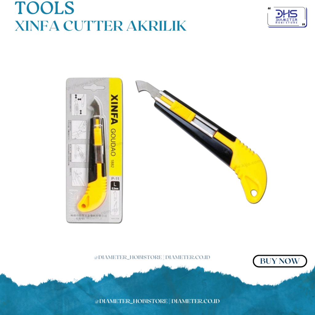 

Xinfa cutter akrilik / XINFA Cutter Pisau Alat Pemotong Akrilik Mika Plastik Cutter Acrylic