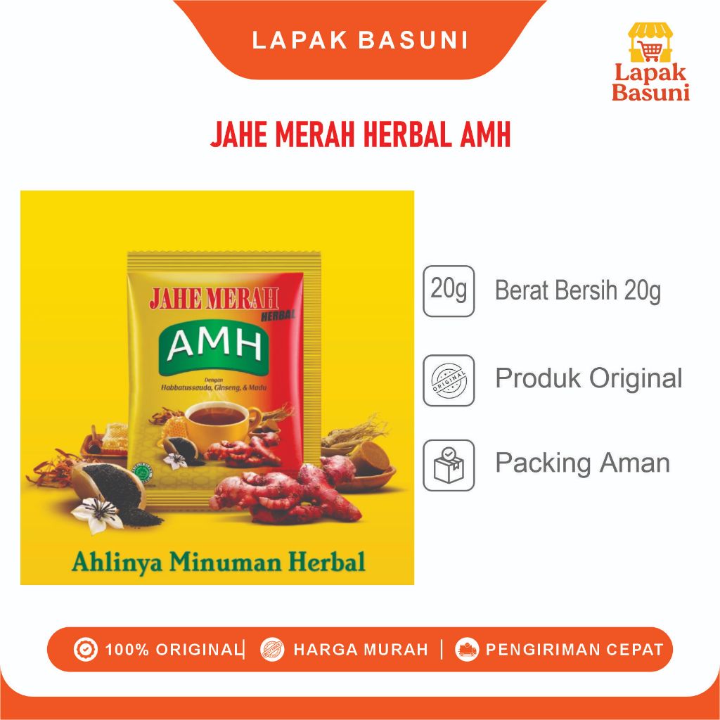 

AMH Jahe Merah 10 Sachet / Amh Jahe Merah