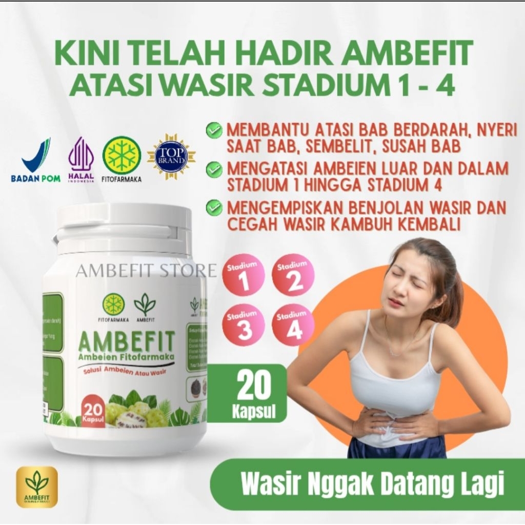 Ambefit Fitofarmaka Obat Ambeien China Herbal Ampuh Bpom